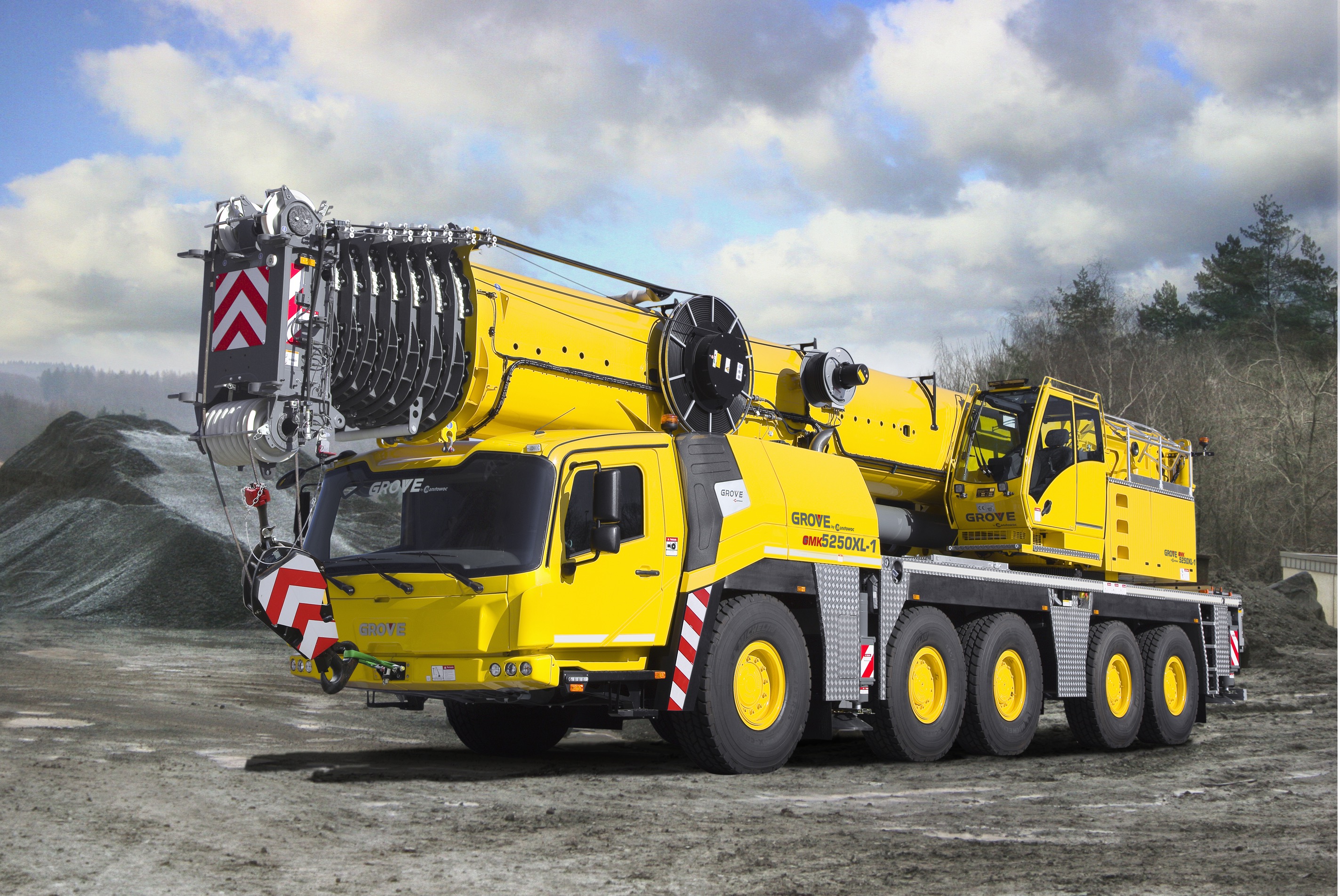 Grove Lunched New Model GMK5250XL-1, GMK3050-2, GMK3060L All-Terrain Cranes